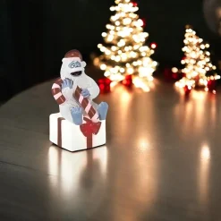 LED Bumble on Present Figurine< Best