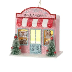LED Cardboard Pink Bakery Ornament< Hot
