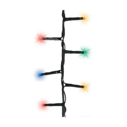 LED Color Changing Light Set - Turns from Warm White to Multi, on a Green Wire<Lumineo Fashion