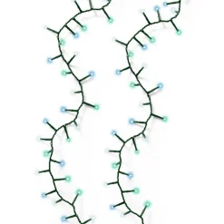 1000 LED Compact Blue Multi Color Lights On Green Wire - The Christmas Loft<Lumineo New