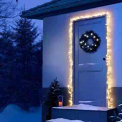 LED Door Lights, Warm White, 18ft, 8-Function Twinkle<Lumineo Hot