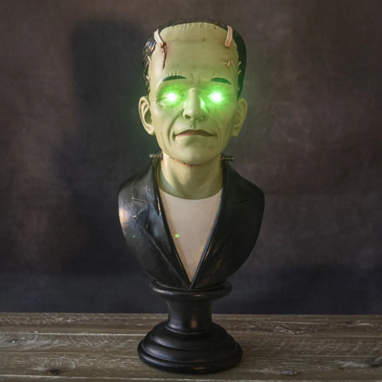 LED Frankenstein Bust Statue Figurine< Online