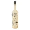 LED Frosted Glass Spider Web Bottle< Clearance