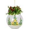 LED Hand Blown Glass Christmas Tree Ornament - The Christmas Loft< Clearance