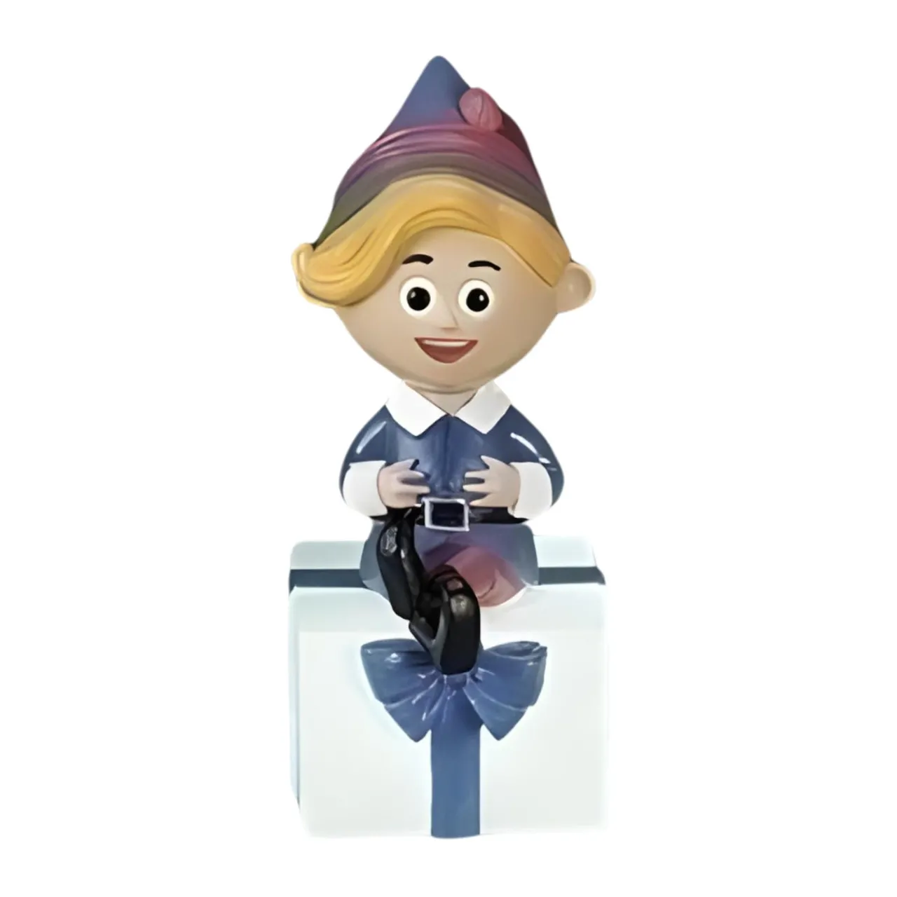 LED Hermey the Elf on Present Figurine< Hot