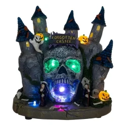 LED Lighted Skull Castle Table Piece<Kurt Adler Fashion