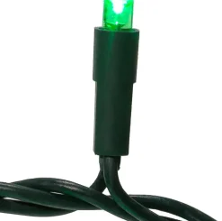 50 LED 5MM Green Lights Green Wire   | The Christmas Loft<Kurt Adler New
