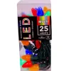 25 LED Multi-Color Pear C7 Shaped Lights With Green Wire | The Christmas Loft<Kurt Adler New