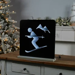 LED Skier Plaque< Online
