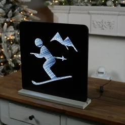 LED Skier Plaque< Online