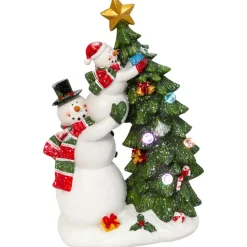 LED Snowmen Decorate Christmas Tree Figurine - The Christmas Loft< Online
