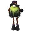 LED Standing Gnome With Green Beard and Spider | The Christmas Loft< Online