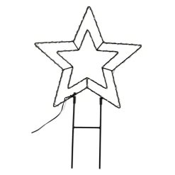 LED Star Stake Light - 180 Warm White Lights, Indoor/Outdoor<Lumineo New