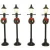 LED Street Lamps Set Of 4 - The Christmas Loft<Lumineo Online
