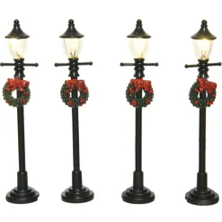 LED Street Lamps Set Of 4 - The Christmas Loft<Lumineo Online