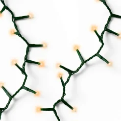 LED String Lights - 1000 Mixed Warm White & Classic Warm Bulbs on Green Wire, 74 ft<Lumineo Outlet