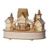 LED Wood Village Scene With Music And Motion<Lumineo Outlet