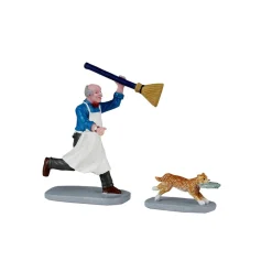 - Feline Fish Thief Set Of 2<Lemax Best
