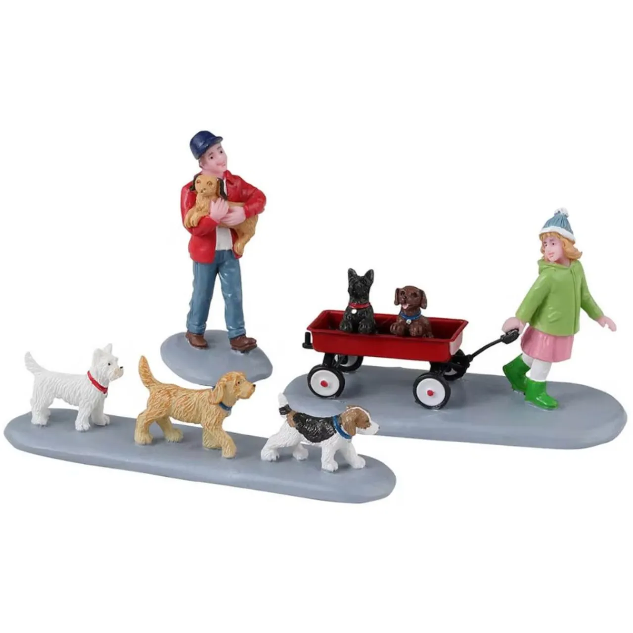 - Puppy Parade Set Of 3 - The Christmas Loft<Lemax Hot