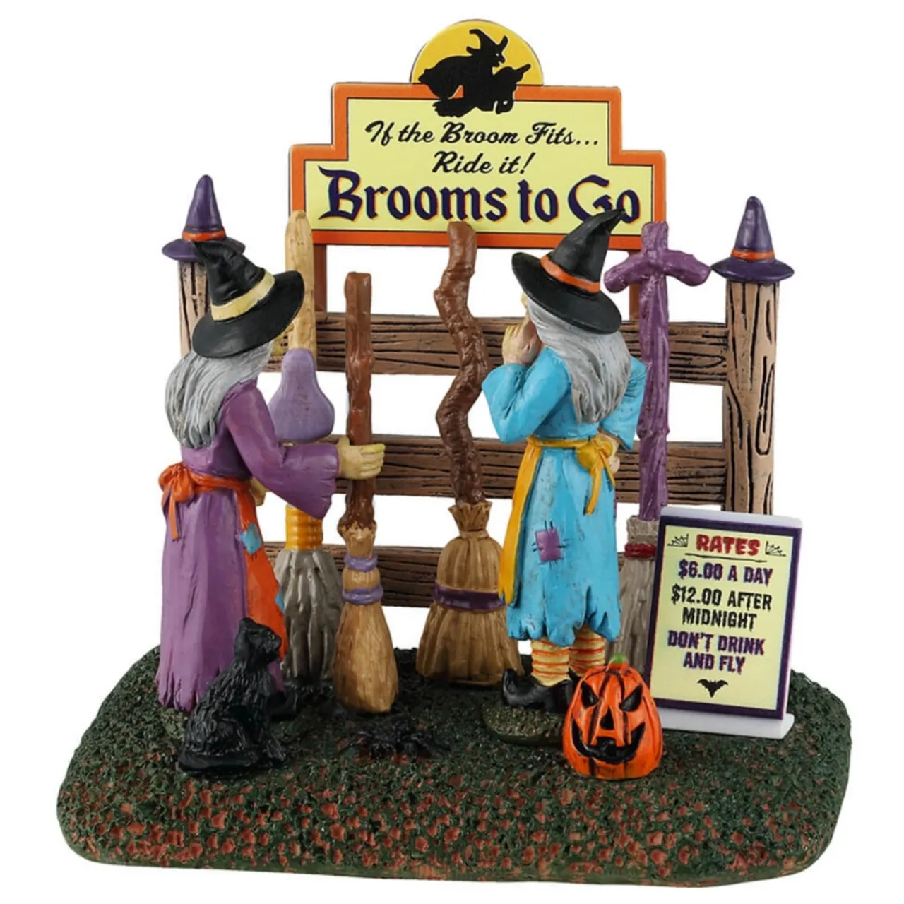 - Spooky Town - Brooms To Go<Lemax Sale