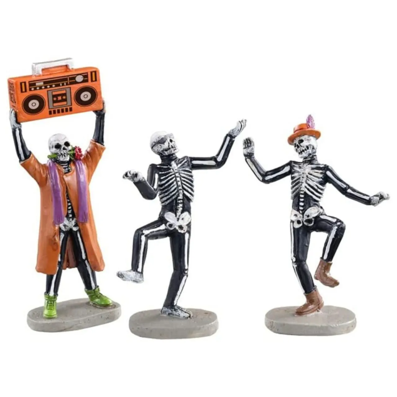 - Spooky Town Jitterbones Dance Party Set of 3 - The Christmas Loft<Lemax New