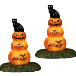 - Spookytown - Cat And Pumpkin Stack | The Christmas Loft<Lemax New