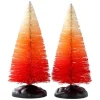 - Spookytown - Small Autumn Sunrise Trees Set Of 2 - The Christmas Loft<Lemax New