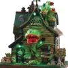 Spooky Town Garden of Eaten Nursery Exterior Lighted Building #95445<Lemax New