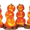 Spooky Town Light Up Pumpkin Stack Set of 4 #34623 | The Christmas Loft<Lemax Discount