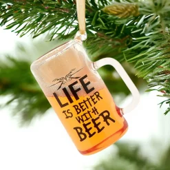 Life is Better With Beer Glass Stein Ornament<Kurt Adler Online