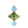 Light Blue Merry & Bright Spindle Ornament<Cody Foster & Co. Outlet