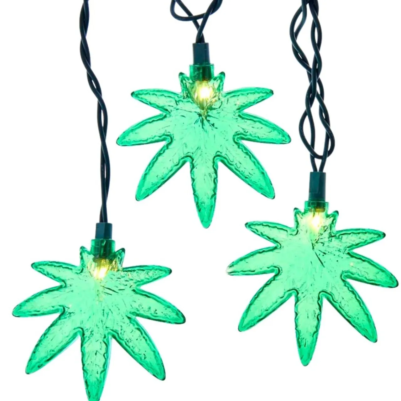 10-Light Cannabis Light Set | The Christmas Loft<Kurt Adler Best