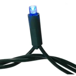50-Light LED Blue Light Green Wire Set | The Christmas Loft<Kurt Adler Best