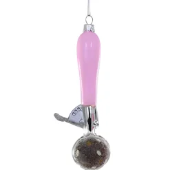 Light Pink Ice Cream Scoop Glass Ornament<Cody Foster & Co. Outlet