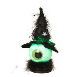 Light Up Green Eyeball w/Witches Hat< Clearance