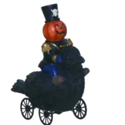 Light Up Halloween Wheelie Raven Figurine< Online