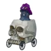 Light Up Halloween Wheelie Skull Figurine< Online