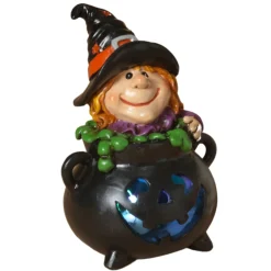 Light Up Halloween Witch< New