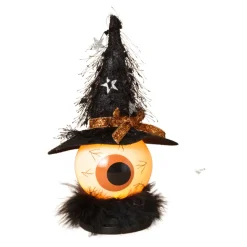 Light Up Orange Eyeball w/Witches Hat< Online