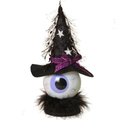 Light Up Purple Eyeball w/Witches Hat< Best