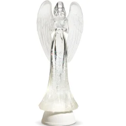 Lighted Angel with Swirling Glitter< Best