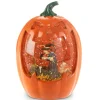 Lighted Carved Pumpkin Water Lantern Shimmer with Witch and Cauldron< Sale