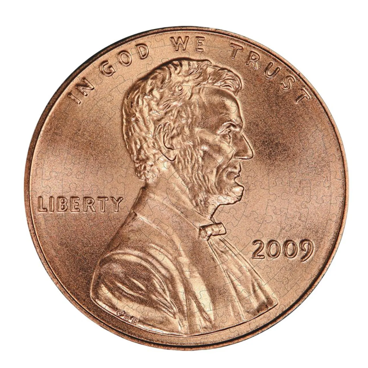 Lincoln Penny 1000pc Puzzle< Outlet