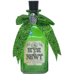 Lit Eye Of Newt Potion Bottle Halloween Decor< Hot