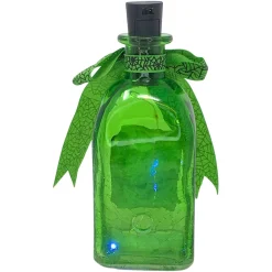 Lit Eye Of Newt Potion Bottle Halloween Decor< Hot