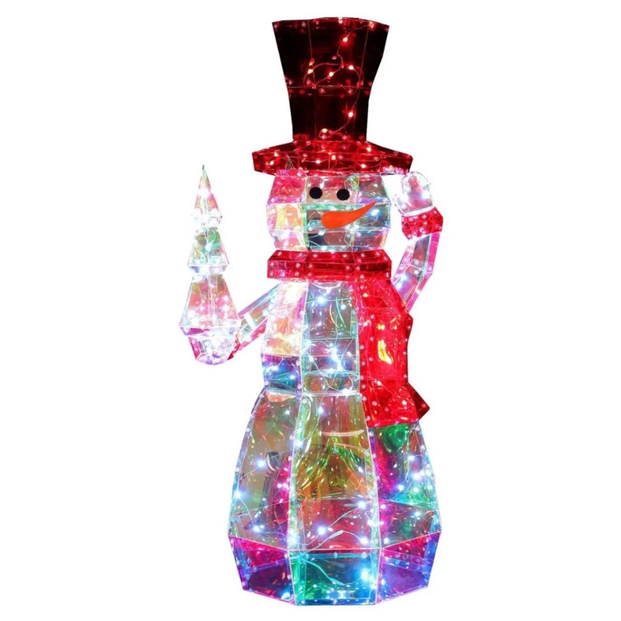 Lit Prism Snowman<Department 56 Discount