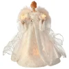 10 Lite White Silver Angel Tree Topper< Online
