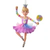 Lollipop Ballerina Ornament by , 5" E0888<Kurt Adler Discount