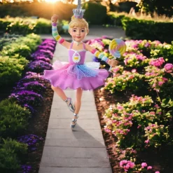 Lollipop Ballerina Ornament by , 5" E0888<Kurt Adler Discount