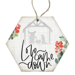 Love Came Down Nativity Ornament< Sale
